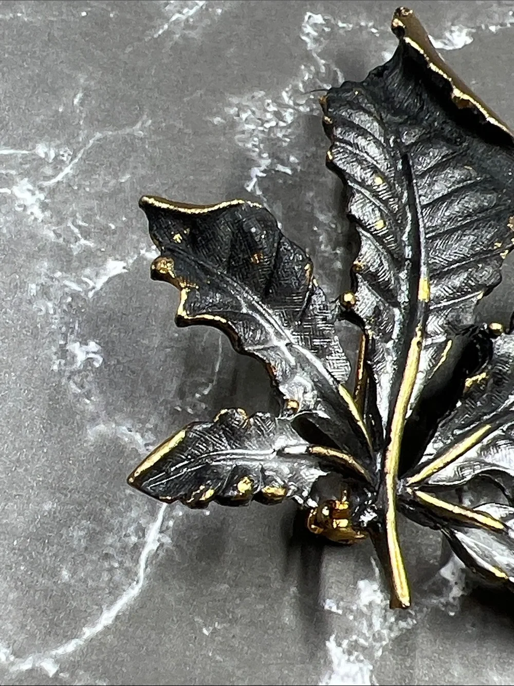 Vintage fall leaf